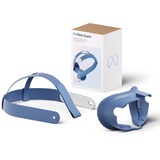 Meta Quest 3 inserto per cuffie e cinturino per cuffie (Elemental Blue), set blu