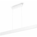 Philips Hue Lampadario Ensis, Luce LED bianco, Philips Hue White and Color ambiance Lampadario Ensis, Luce a sospensione intelligente, Bluetooth/Zigbee, Bianco, LED integrato, Metallo, Lampadina/e non sostituibile/i