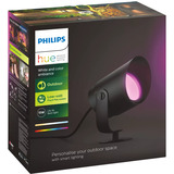 Philips Hue White & Color Ambance Lily XL Outdoor Spot Erweiterung, Luce LED Nero