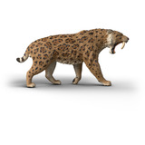 Schleich Dinosauri Tigre dai Denti a Sciabola, Gioco figura 5 anno/i, Multicolore, Plastica