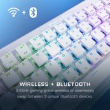 Turtle Beach Vulcan II Mini Air, Tastiera da gioco bianco/alluminio