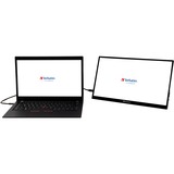 Verbatim 49592 Monitor PC 39,6 cm (15.6") 1920 x 1080 Pixel Full HD LCD Touch screen Nero, Monitor LED Nero, 39,6 cm (15.6"), 1920 x 1080 Pixel, Full HD, LCD, 6 ms, Nero