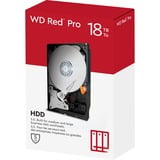 WD Ultrastar Red Pro 3.5" 18000 GB SATA, Hard-disk 3.5", 18000 GB, 7200 Giri/min