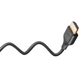 goobay Cavo HDMI sottile ad alta velocità con Ethernet, 4K @ 60Hz Nero