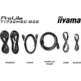iiyama ProLite T1732MSC-B2S, Monitor LED Nero (opaco)