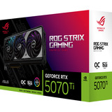 ASUS ROG -STRIX-RTX5070TI-O16G-GAMING NVIDIA GeForce RTX 5070 Ti 16 GB GDDR7, Scheda grafica GeForce RTX 5070 Ti, 16 GB, GDDR7, 256 bit, 7680 x 4320 Pixel, PCI Express 5.0