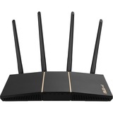 ASUS RT-AX57 router wireless Gigabit Ethernet Dual-band (2.4 GHz/5 GHz) Nero Wi-Fi 6 (802.11ax), Dual-band (2.4 GHz/5 GHz), Collegamento ethernet LAN, Nero, Router da tavolo