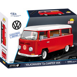 COBI Volkswagen T2a Camper Van Executive Edition, Giochi di costruzione rosso/Bianco