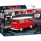 COBI Volkswagen T2a Camper Van Executive Edition, Giochi di costruzione rosso/Bianco