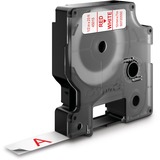 Dymo D1 etichette originali | Rotolo da 12 mm x 7 m | stampa Rossa su bianco | etichette autoadesive per etichettatrice LabelManager | 1 Pezzo, Nastro di scrittura Rosso su bianco, Poliestere, Belgio, -18 - 90 °C, DYMO, LabelManager, LabelWriter 450 DUO