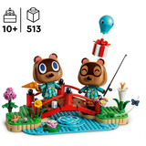 LEGO Animal Crossing Gita con Nepp e Schlepp, Giochi di costruzione Action Figure di Procioni con Accessori, Regalo 10+, Set da costruzione, 10 anno/i, Plastica, 513 pz, 741 g