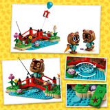 LEGO Animal Crossing Gita con Nepp e Schlepp, Giochi di costruzione Action Figure di Procioni con Accessori, Regalo 10+, Set da costruzione, 10 anno/i, Plastica, 513 pz, 741 g
