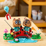 LEGO Animal Crossing Gita con Nepp e Schlepp, Giochi di costruzione Action Figure di Procioni con Accessori, Regalo 10+, Set da costruzione, 10 anno/i, Plastica, 513 pz, 741 g