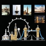 LEGO Architecture Londra, Giochi di costruzione Set da costruzione, 12 anno/i, 468 pz, 526 g