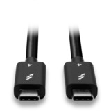 Lindy 31120 Cavo Thunderbolt 1 m 40 Gbit/s Nero Nero, Maschio, Maschio, 1 m, 40 Gbit/s, Nero, Nickel/Oro