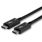 Lindy 31120 Cavo Thunderbolt 1 m 40 Gbit/s Nero Nero, Maschio, Maschio, 1 m, 40 Gbit/s, Nero, Nickel/Oro