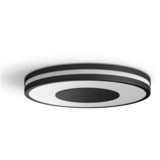 Philips Hue Plafoniera Being, Luce LED Nero, Philips Hue White ambiance Plafoniera Being, Lampada a soffitto intelligente, Bluetooth/Zigbee, Nero, LED, Metallo, Plastica, Lampadina/e non sostituibile/i