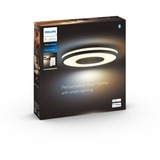 Philips Hue Plafoniera Being, Luce LED Nero, Philips Hue White ambiance Plafoniera Being, Lampada a soffitto intelligente, Bluetooth/Zigbee, Nero, LED, Metallo, Plastica, Lampadina/e non sostituibile/i