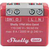 Shelly 1PM Mini Gen4, Relè rosso