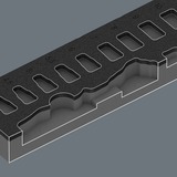 Wera Inserto in schiuma 8000 A Zyklop cricchetto 1/4" set 1, 37 pezzi, Set di strumenti Nero/grigio