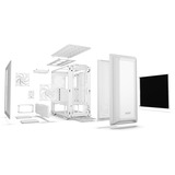be quiet! Dark Base 701 Tower Bianco, Chassis Tower bianco, Tower, PC, Bianco, ATX, EATX, micro ATX, Mini-ATX, Acrilonitrile butadiene stirene (ABS), Vetro, Acciaio, Ambra, Blu, Verde, Rosso