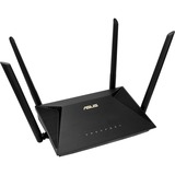 ASUS RT-AX53U router wireless Gigabit Ethernet Dual-band (2.4 GHz/5 GHz) Nero Nero, Wi-Fi 6 (802.11ax), Dual-band (2.4 GHz/5 GHz), Collegamento ethernet LAN, 3G, Nero, Router da tavolo