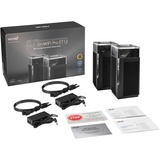 ASUS ZenWiFi Pro ET12 Tri-band (2,4 GHz/5 GHz/6 GHz) Wi-Fi 6E (802.11ax) Nero 3 Interno, Punto di accesso Nero, Nero, Interno, Potenza, status, Tri-band (2,4 GHz/5 GHz/6 GHz), Wi-Fi 6E (802.11ax), 802.11a, 802.11b, 802.11g, Wi-Fi 4 (802.11n), Wi-Fi 5 (802.11ac), Wi-Fi 6 (802.11ax), Wi-Fi 6E...