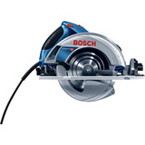 Bosch GKS 65 GCE + FSN 1400 19 cm Nero, Blu 5000 Giri/min 1800 W, Sega circolare blu, Legno, Nero, Blu, Senza spazzola, 19 cm, 5000 Giri/min, 6,5 cm