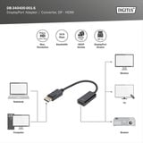 Digitus Adattatore / Convertitore da DisplayPort a HDMI Nero