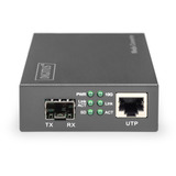 Digitus Convertitore di media 10 Gigabit, Media Converter Nero