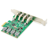 Digitus Scheda di espansione PCI Express USB 3.0 a 4 porte, Scheda di interfaccia 