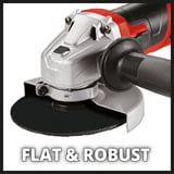 EINHELL Smerigliatrice angolare TC-AG 125/850 rosso/Nero