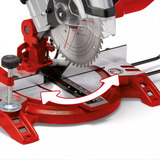 EINHELL TH-MS 2112 5000 Giri/min 1600 W, Sega mitra/Troncatrice rosso/Nero, 5000 Giri/min, 120 x 55 mm, 80 x 55 mm, 120 x 32 mm, 80 x 32 mm, AC