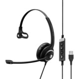 EPOS | Sennheiser IMPACT SC 230 USB MS II Auricolare Cablato A Padiglione Ufficio USB tipo A Nero, Headset Nero, Cablato, Ufficio, 50 - 18000 Hz, 58 g, Auricolare, Nero