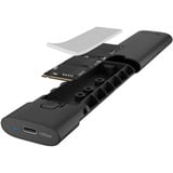 ICY BOX Spade Case 1806, Disk enclosure Nero