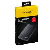 Intenso 2,5" Memory Case disco rigido esterno 5000 GB Nero, Hard-disk Nero, 5" Memory Case, 5000 GB, 2.5", 3.2 Gen 1 (3.1 Gen 1), 5400 Giri/min, Nero