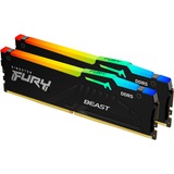 Kingston FURY DIMM 32 GB DDR5-6000 (2x 16 GB) Dual-Kit, Memoria Nero