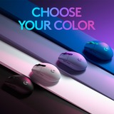 Logitech G305 mouse Mano destra RF senza fili + Bluetooth Ottico 12000 DPI, Mouse da gioco bianco, Mano destra, Ottico, RF senza fili + Bluetooth, 12000 DPI, 400 fps, Bianco