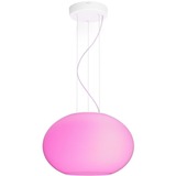 Philips Hue Illuminazione a sospensione Flourish, Luce LED bianco, Philips Hue White and Color ambiance Illuminazione a sospensione Flourish, Luce a sospensione intelligente, Bluetooth/Zigbee, Bianco, LED, Vetro, Lampadina/e non sostituibile/i