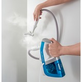 Rowenta RY8544 Bianco, Blu, Pulitore a vapore bianco/Blu, Bianco, Blu, 8 m, AC, 1700 W, Pavimento, Tappeto, Superfici rigide, Gradini, 84 dB