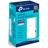 TP-Link RE600X moltiplicatore di rete Ricevitore e trasmettitore di rete Bianco 10, 100, 1000 Mbit/s, Ripetitore bianco, Ricevitore e trasmettitore di rete, 1201 Mbit/s, 10,100,1000 Mbit/s, Windows 10, Windows 2000, Windows 7, Windows 8, Windows 8.1, Windows 98SE, Windows NT, Windows..., Internet Explorer 11, Firefox 12.0, Chrome 20.0, Safari 4.0, Interno