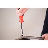 Wiha Cacciavite con caricatore di punte LiftUp 25, 1/4" Nero/Rosso