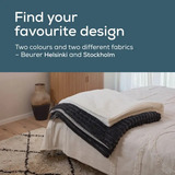 Beurer Coperta termica HD 82 Stockholm, Coperte elettriche grigio