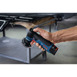 Bosch Levigatrice rotorbitale a batteria GEX 12V-77 Professional solo, 12Volt, Levigatrice orbitale casuale blu/Nero