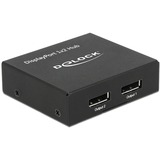 DeLOCK Splitter DisplayPort 1.2 > 2x DisplayPort 4K, Separatori DisplayPort Nero