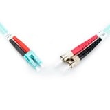 Digitus Cavo patch LWL, duplex, connettore LC > ST, multimode OM3 turchese