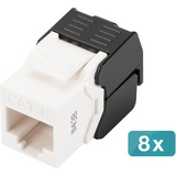 Digitus Modulo Keystone CAT 6, non schermato - 8 pz, Modulo di Keystone 