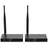Digitus Set extender/divisore video wireless HDMI > HDMI, 100 metri, Estensione HDMI Nero
