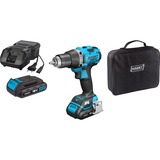 Hazet Set trapano a batteria 18 volt, Trapano avvitatore blu/Nero