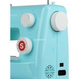 Singer Simple 3223G Macchina da cucire semiautomatica verde, Turchese, Macchina da cucire semiautomatica, Cucito, 4 tempi, Manopola, Zigzag